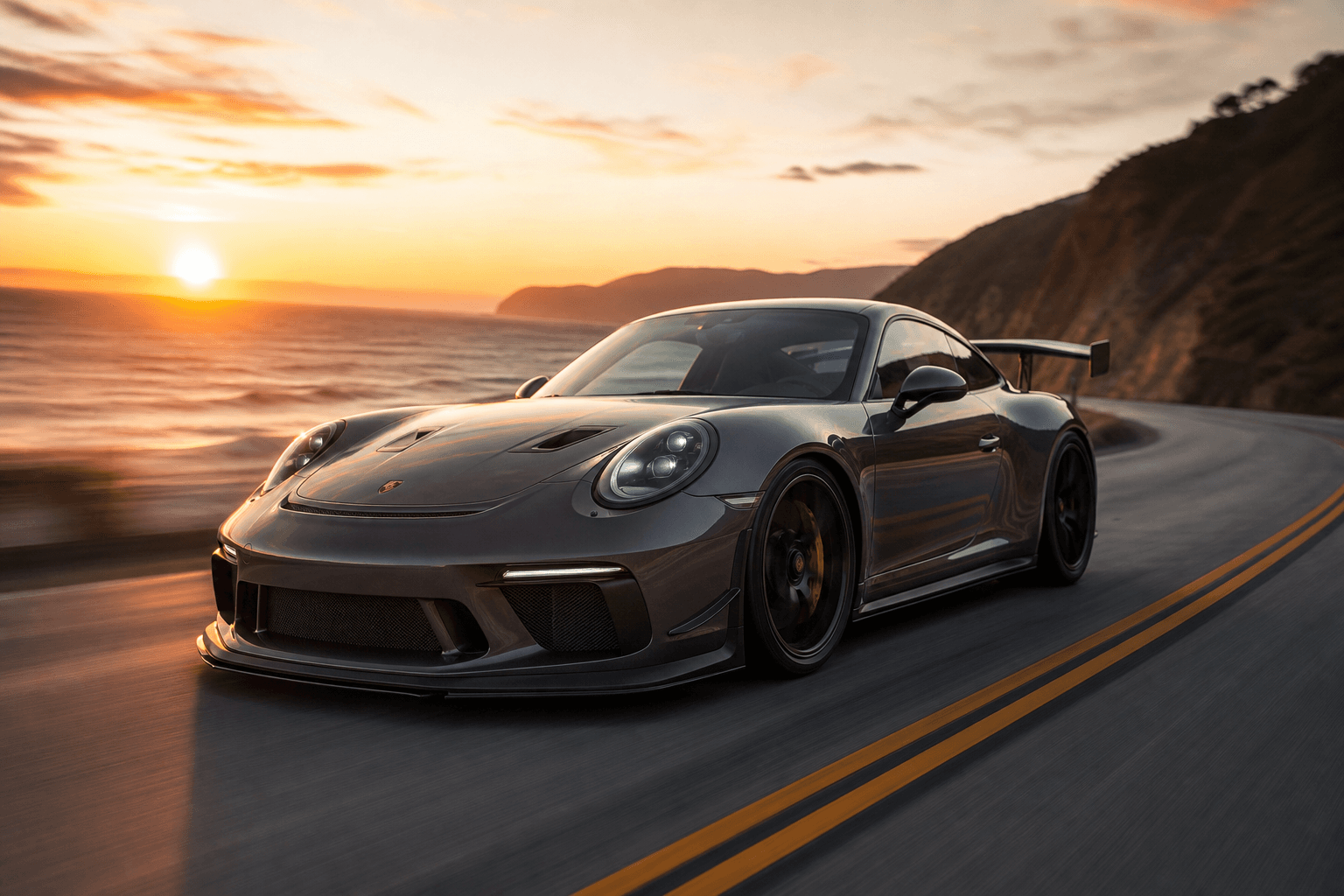 Porsche GT Aero — GT3 Wing · Front Splitter · Side Intakes